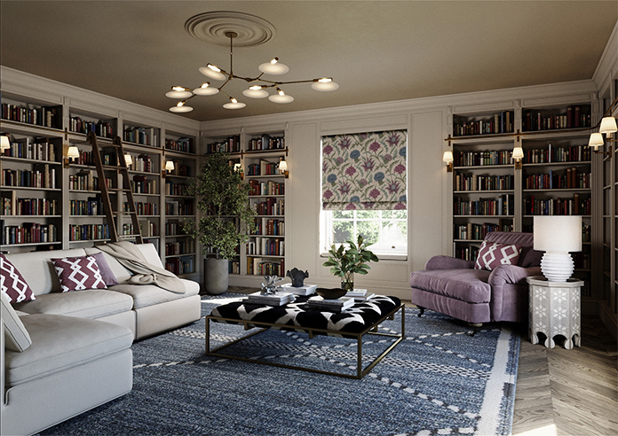 Acanthium, Foxglove - Roman Blind - Image 7